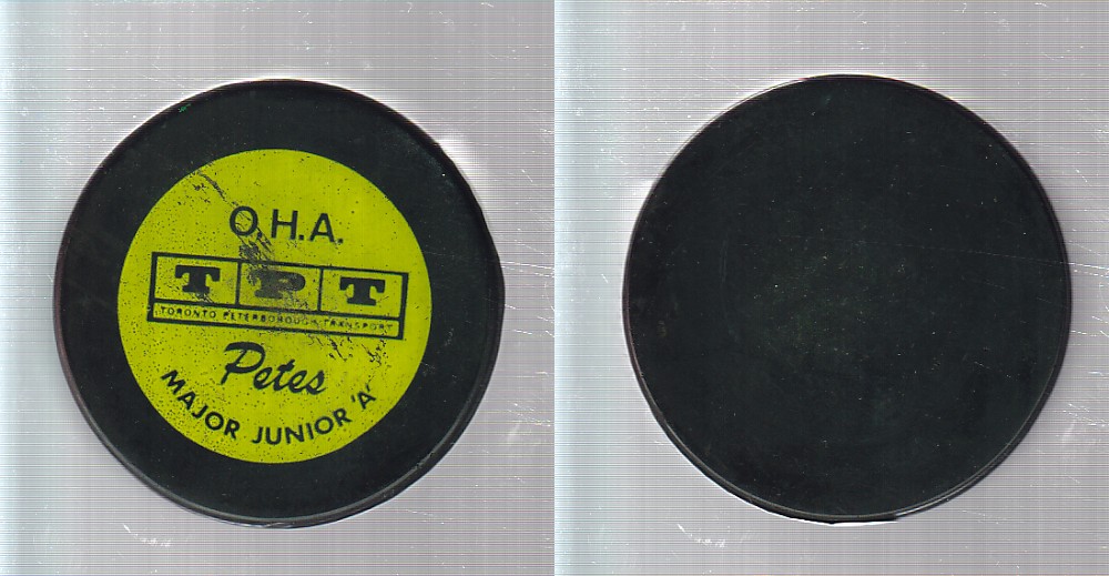 1975-77 VICEROY V3 PETERBOROUGH PETES PUCK photo 1975-77 VICEROY V3 PETERBOROUGH PETES PUCK photo