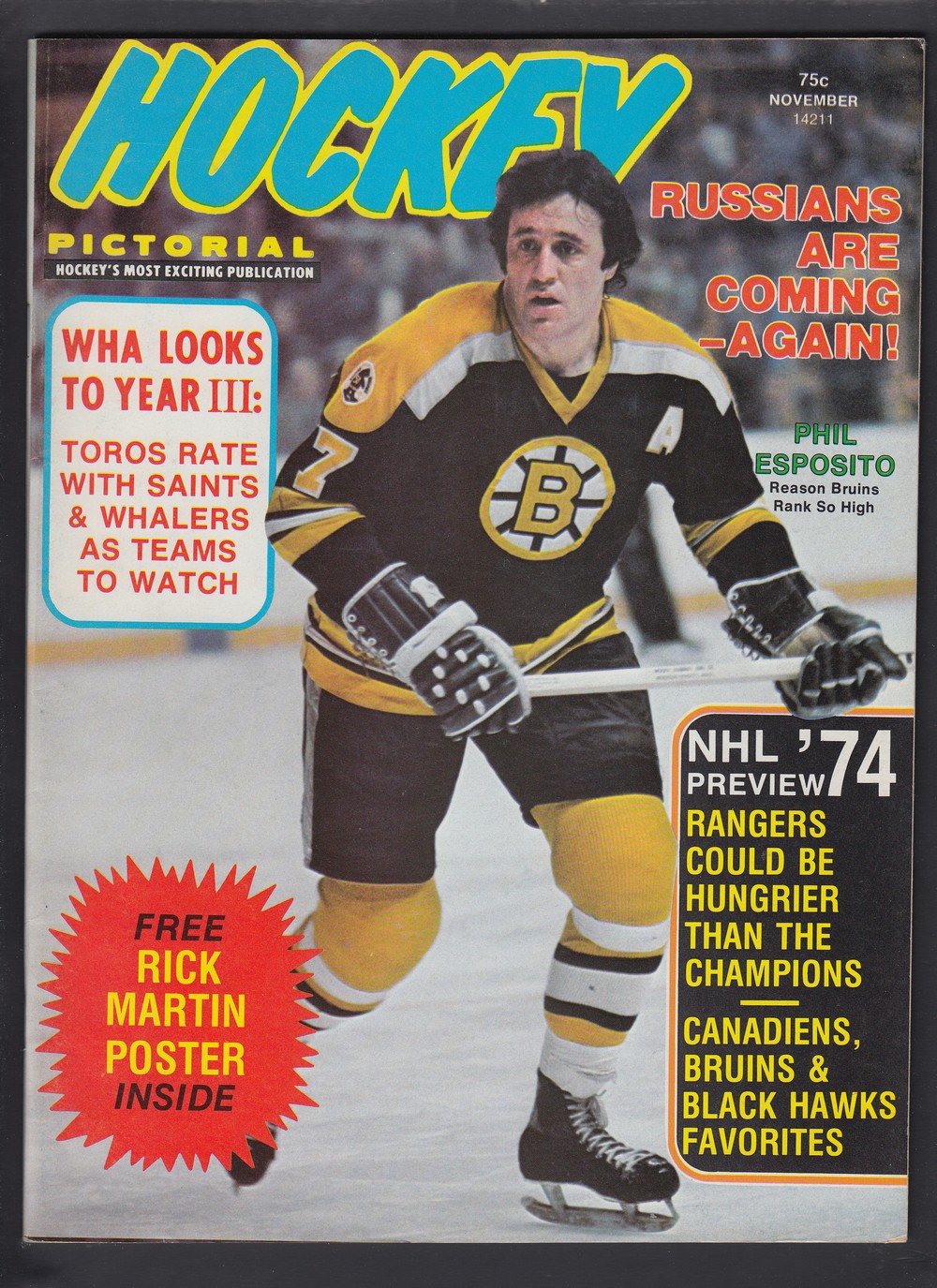 1974 HOCKEY PICTORIAL FULL MAGAZINE photo 1974 HOCKEY PICTORIAL FULL MAGAZINE photo