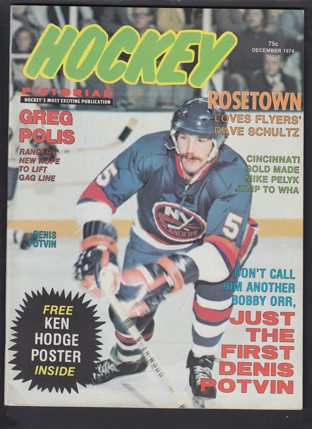 1974 HOCKEY PICTORIAL FULL MAGAZINE photo 1974 HOCKEY PICTORIAL FULL MAGAZINE photo