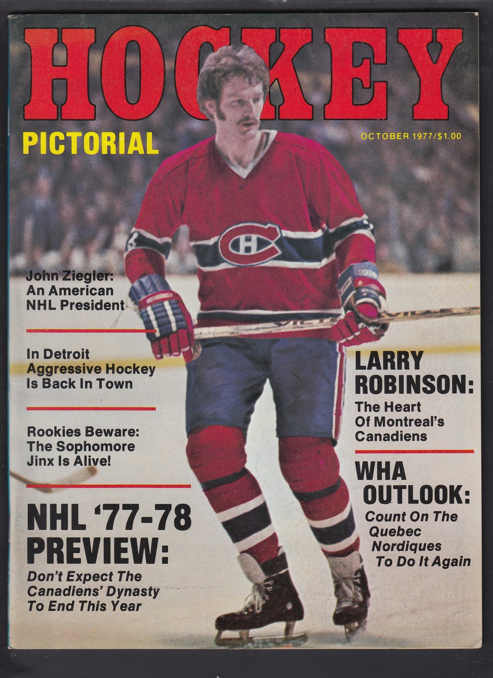 1977 HOCKEY PICTORIAL FULL MAGAZINE photo 1977 HOCKEY PICTORIAL FULL MAGAZINE photo