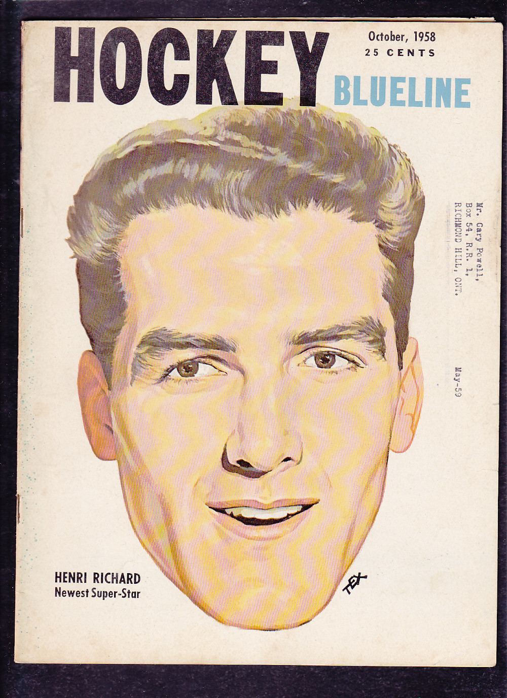 1958 HOCKEY BLUELINE FULL MAGAZINE photo 1958 HOCKEY BLUELINE FULL MAGAZINE photo