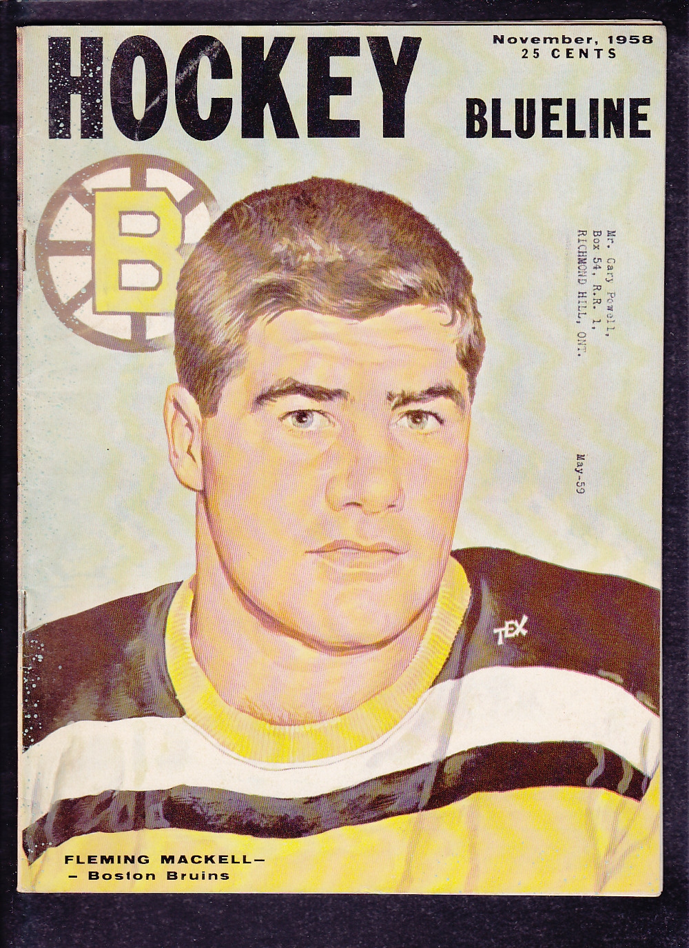 1958 HOCKEY BLUELINE FULL MAGAZINE photo 1958 HOCKEY BLUELINE FULL MAGAZINE photo