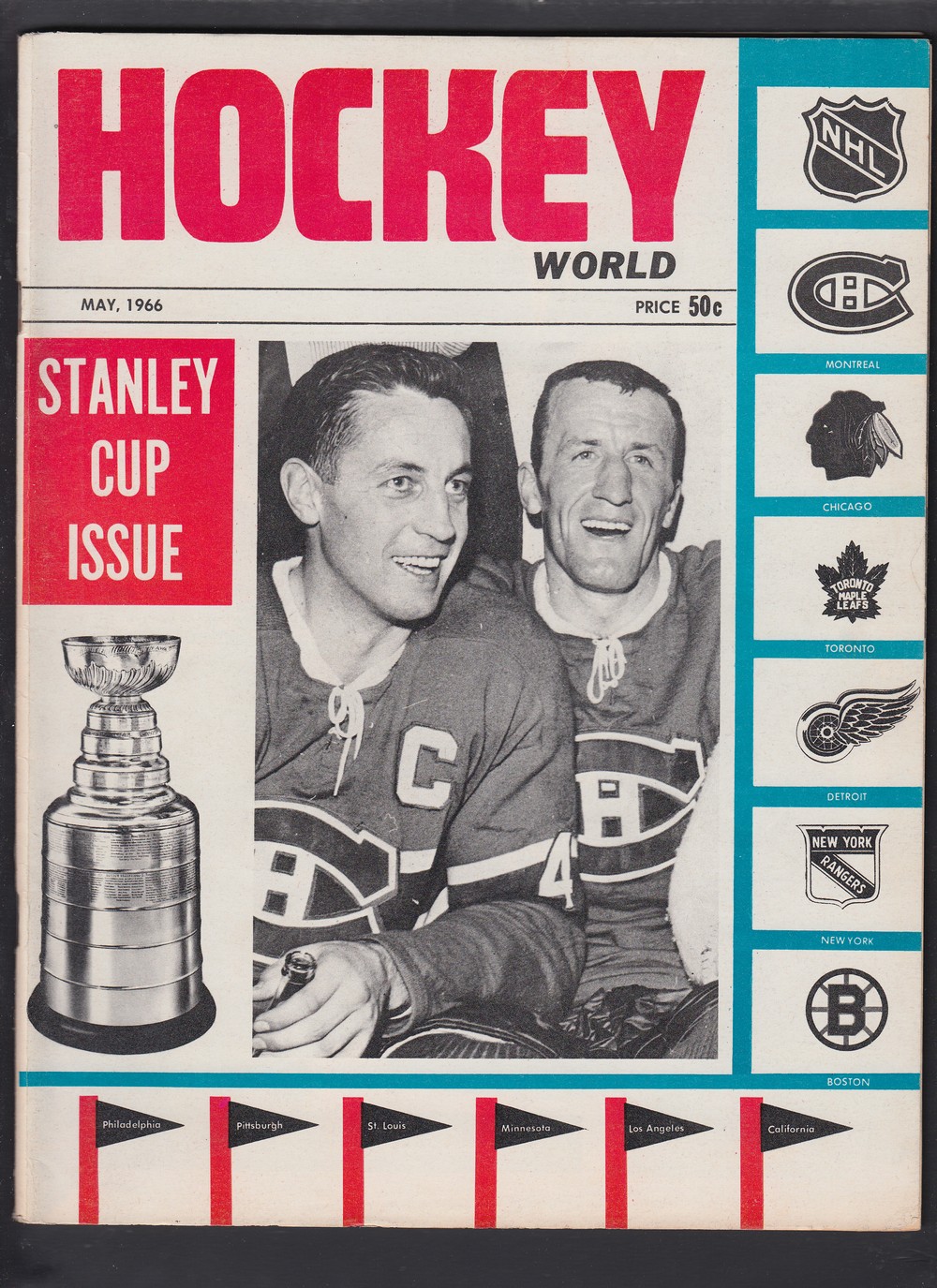 1966 HOCKEY WORLD FULL MAGAZINE photo 1966 HOCKEY WORLD FULL MAGAZINE photo