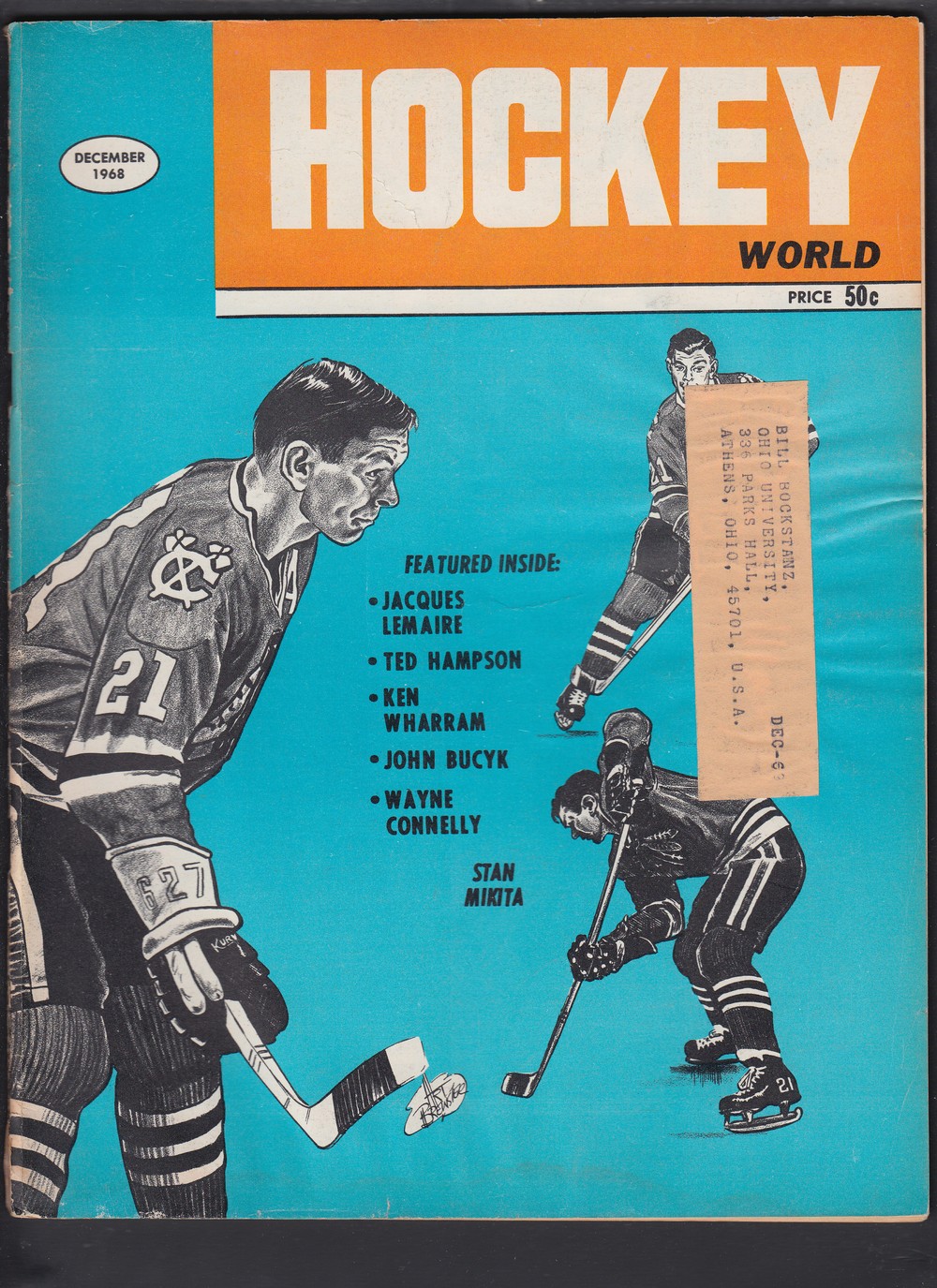 1968 HOCKEY WORLD FULL MAGAZINE photo 1968 HOCKEY WORLD FULL MAGAZINE photo