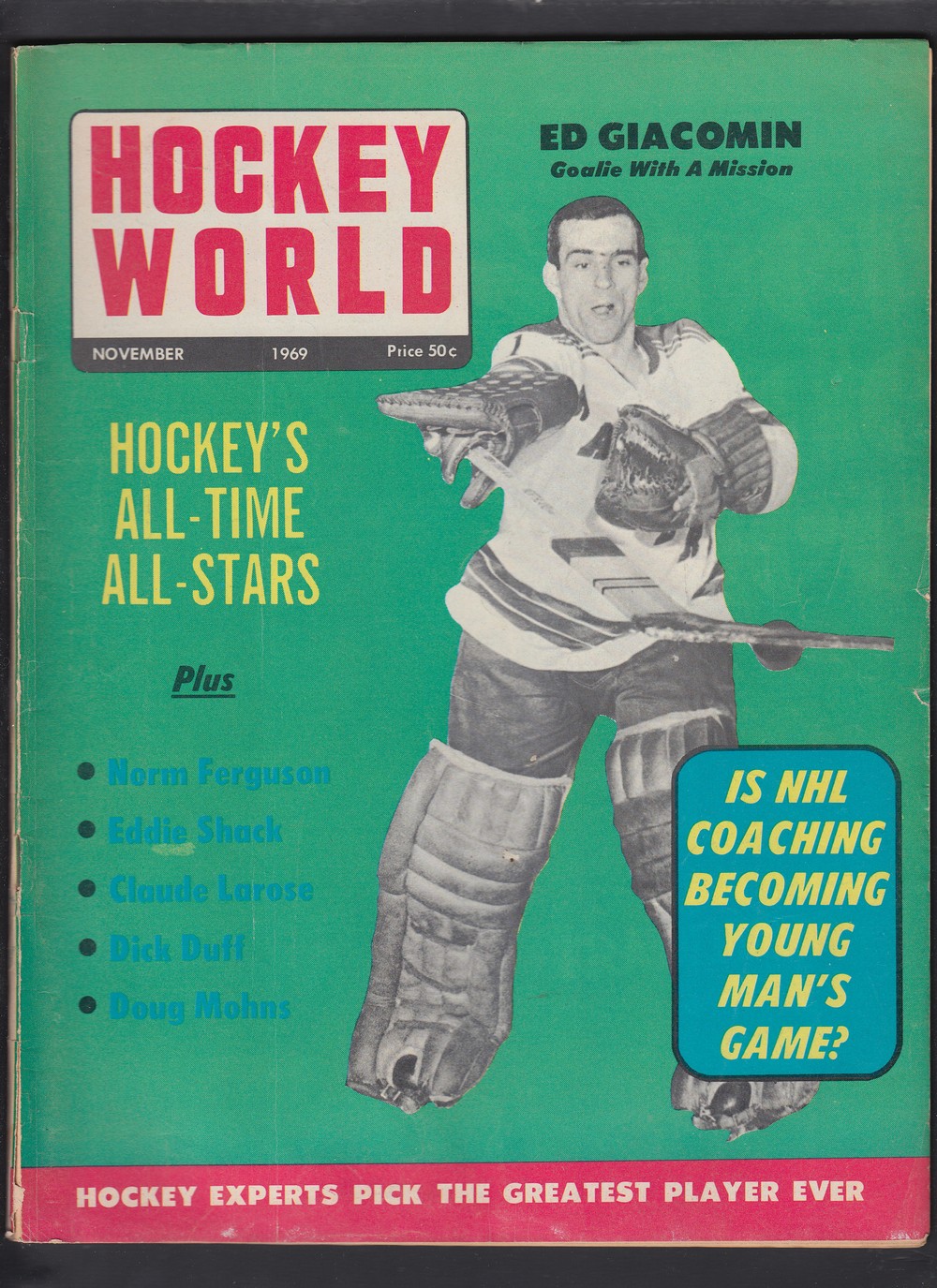 1969 HOCKEY WORLD FULL MAGAZINE photo 1969 HOCKEY WORLD FULL MAGAZINE photo