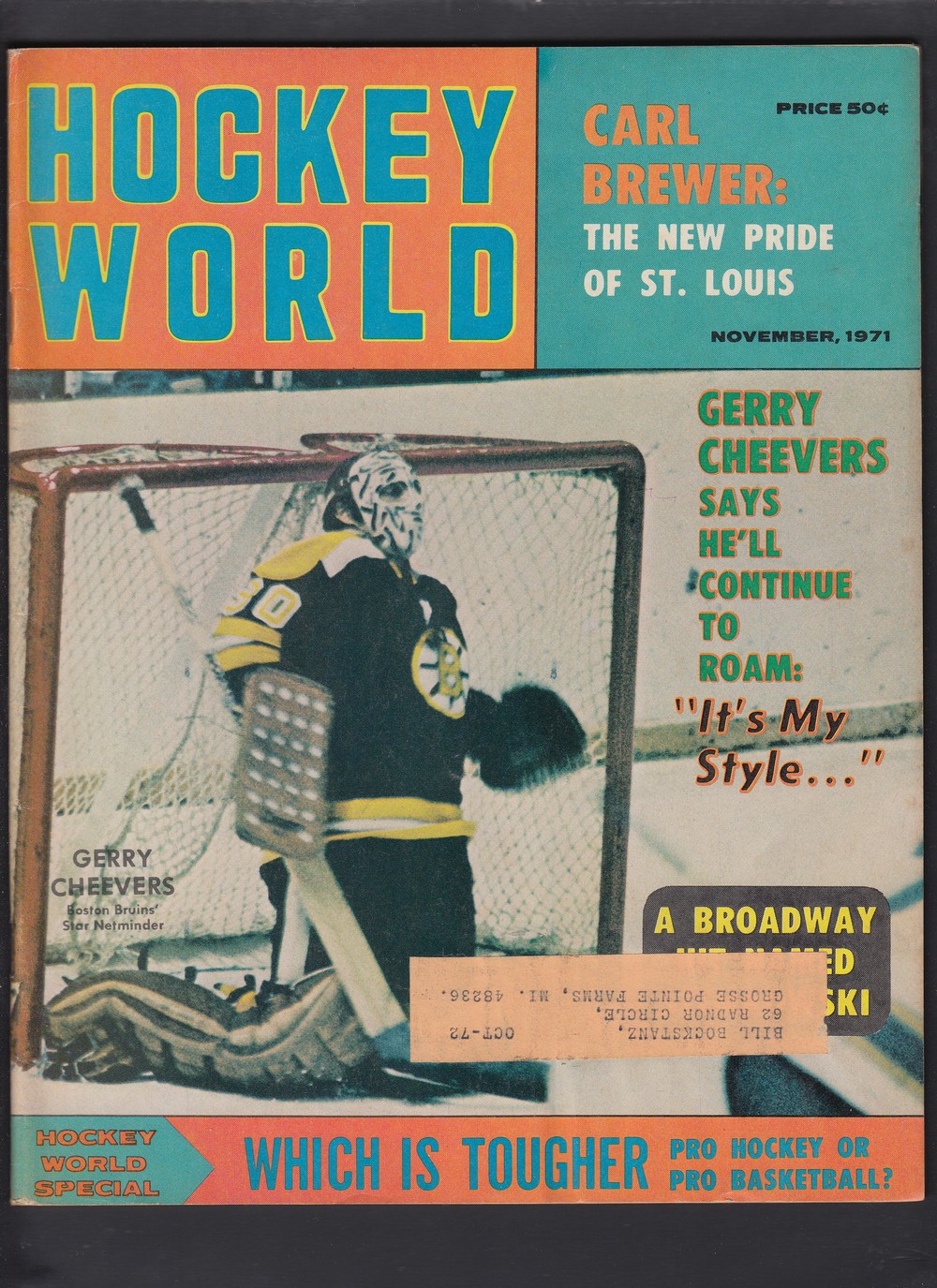 1971 HOCKEY WORLD FULL MAGAZINE photo 1971 HOCKEY WORLD FULL MAGAZINE photo