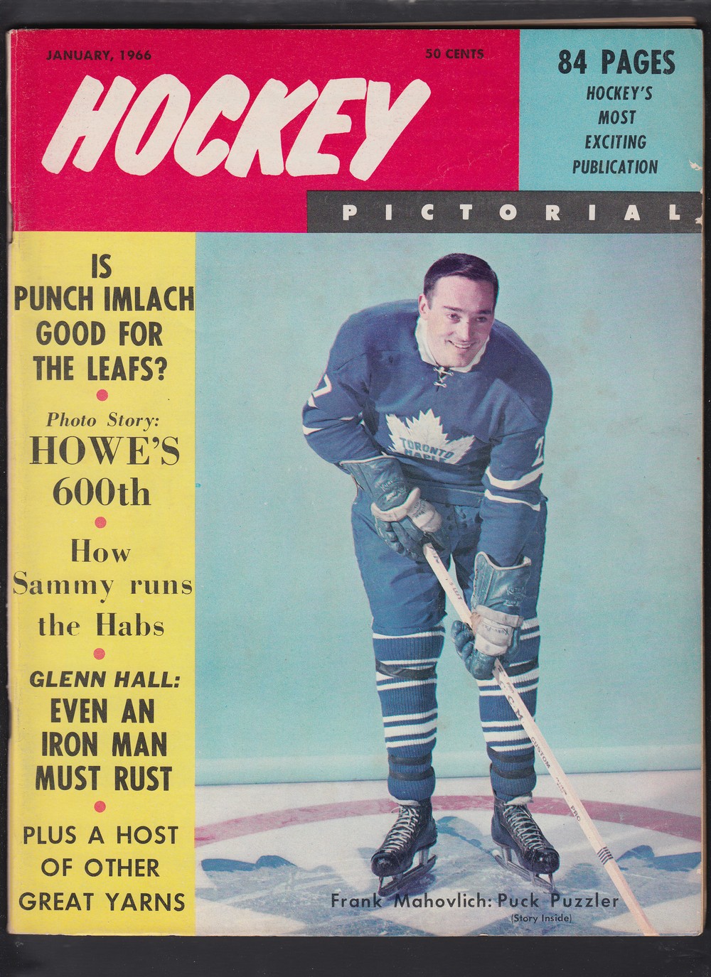 1966 HOCKEY PICTORAL FULL MAGAZINE photo 1966 HOCKEY PICTORAL FULL MAGAZINE photo