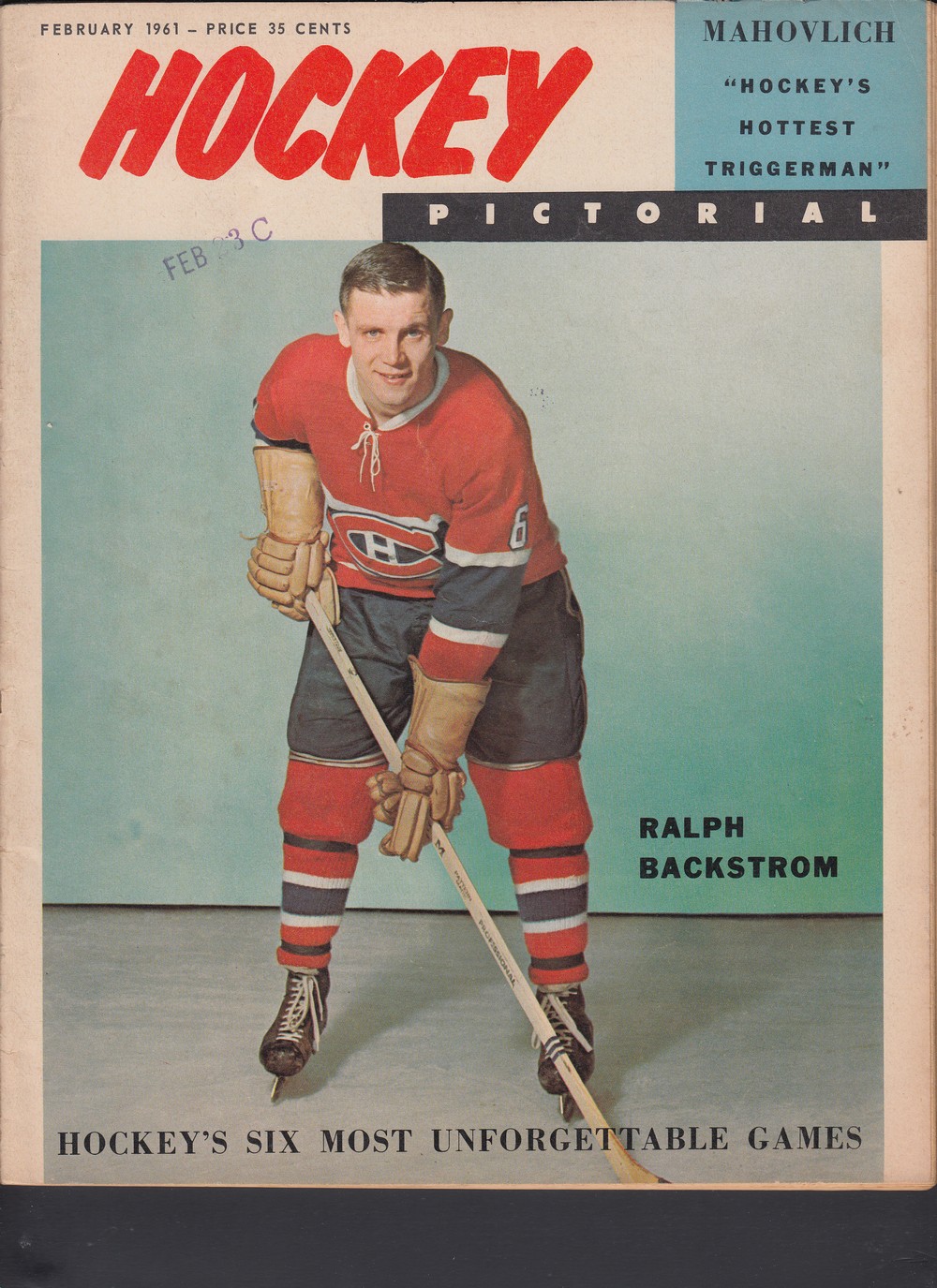 1961 HOCKEY PICTORIAL FULL MAGAZINE photo 1961 HOCKEY PICTORIAL FULL MAGAZINE photo