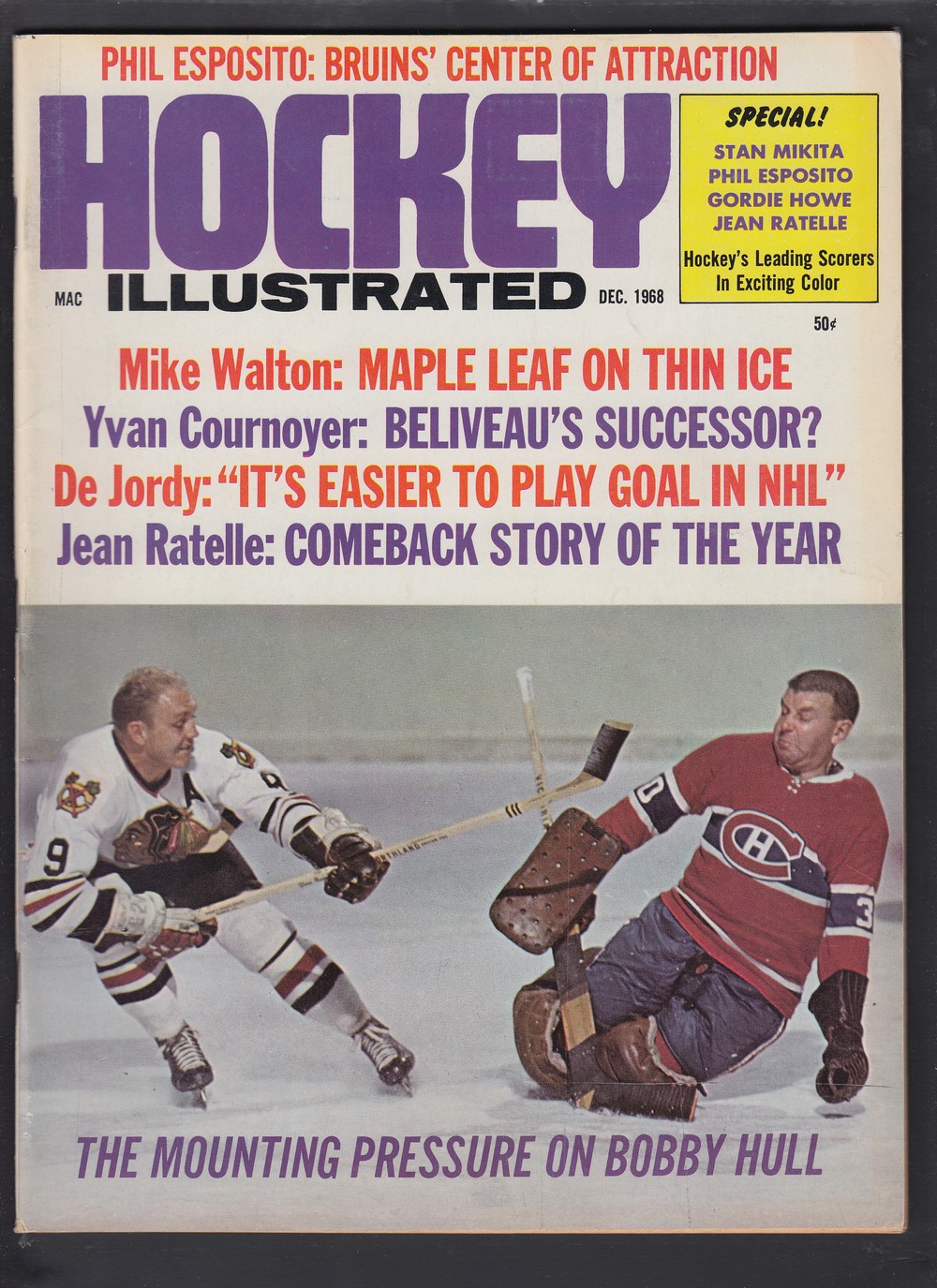 1968 HOCKEY ILLUSTRATED FULL MAGAZINE photo 1968 HOCKEY ILLUSTRATED FULL MAGAZINE photo