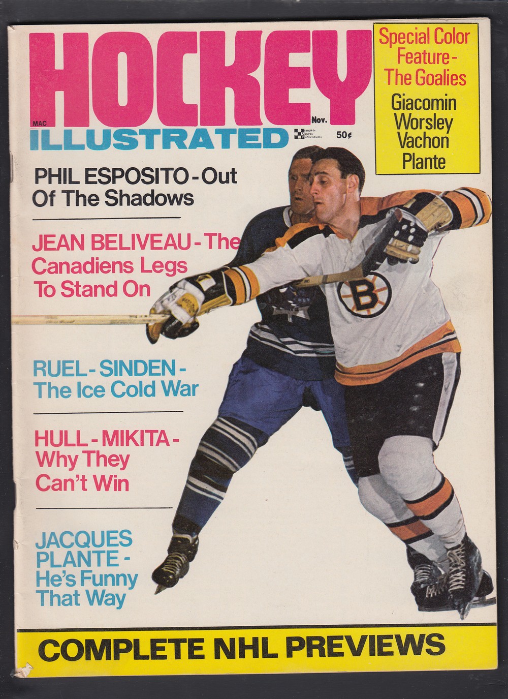 1969 HOCKEY ILLUSTRATED FULL MAGAZINE photo 1969 HOCKEY ILLUSTRATED FULL MAGAZINE photo