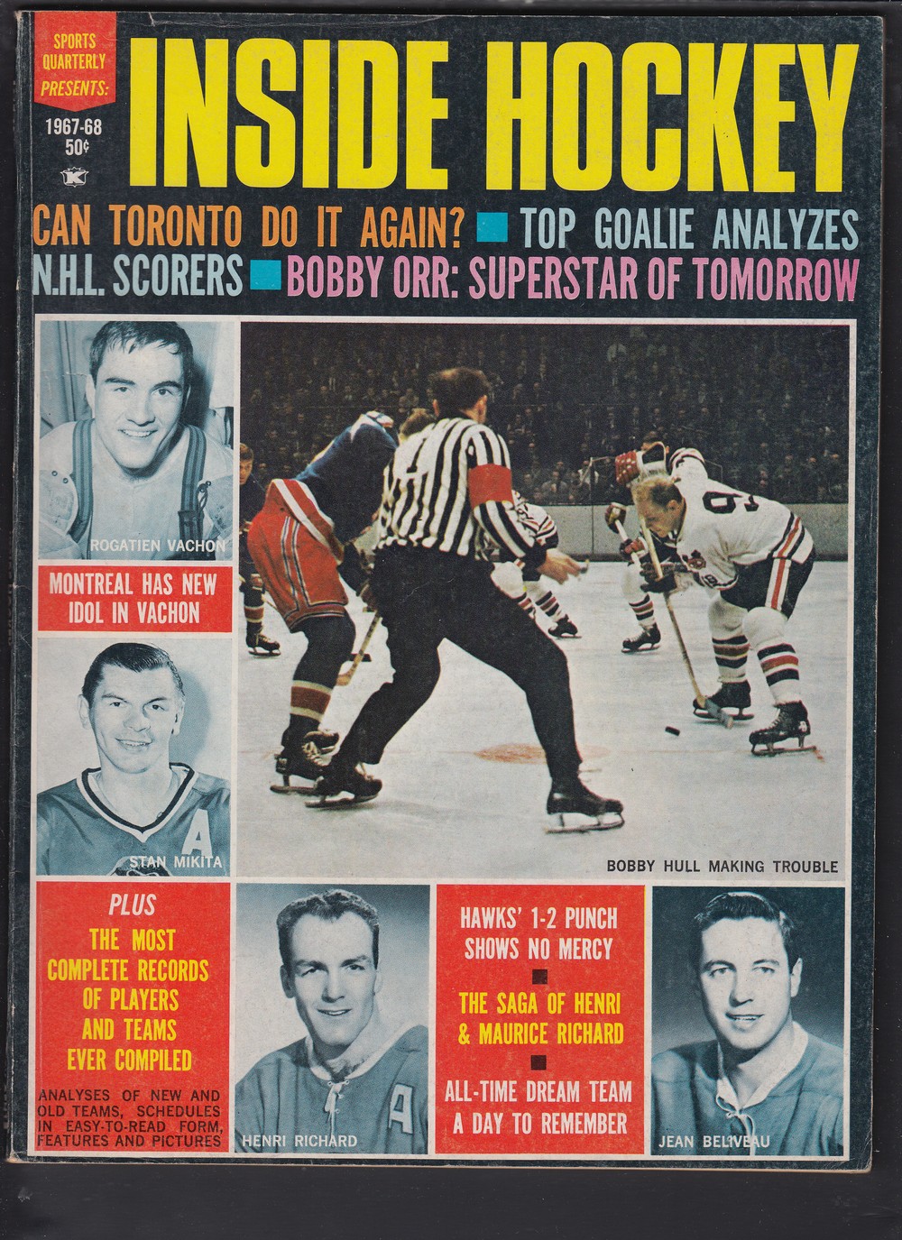1967-68 INSIDE HOCKEY FULL MAGAZINE photo 1967-68 INSIDE HOCKEY FULL MAGAZINE photo