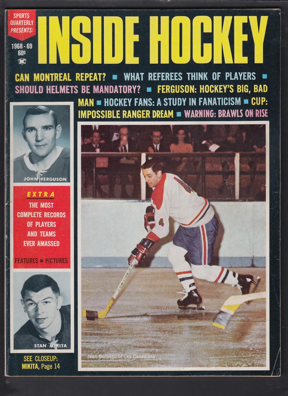 1968-69 INSIDE HOCKEY FULL MAGAZINE photo 1968-69 INSIDE HOCKEY FULL MAGAZINE photo
