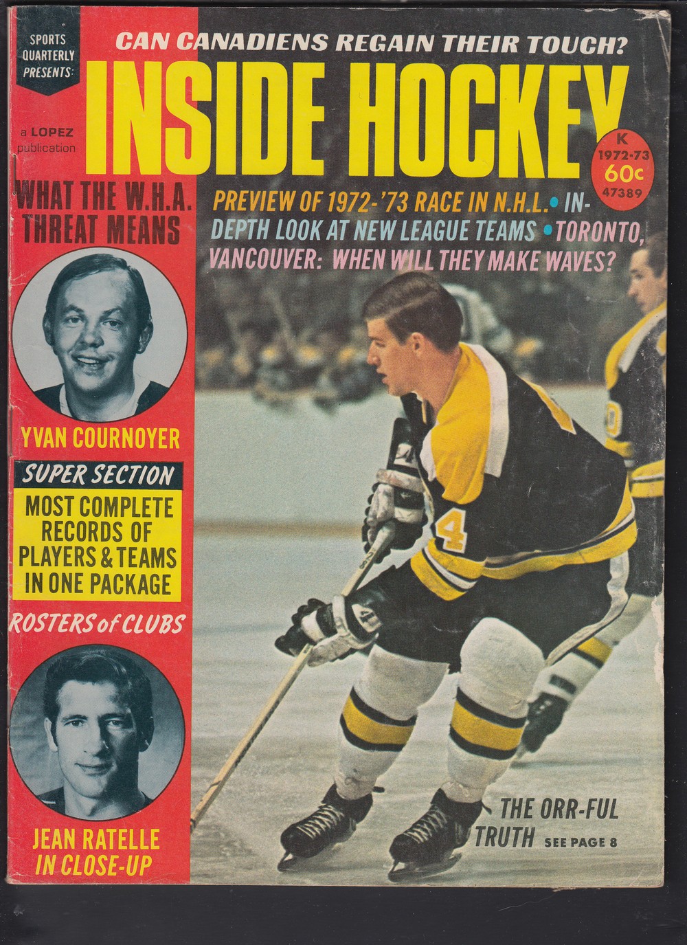 1972-73 INSIDE HOCKEY FULL MAGAZINE photo 1972-73 INSIDE HOCKEY FULL MAGAZINE photo