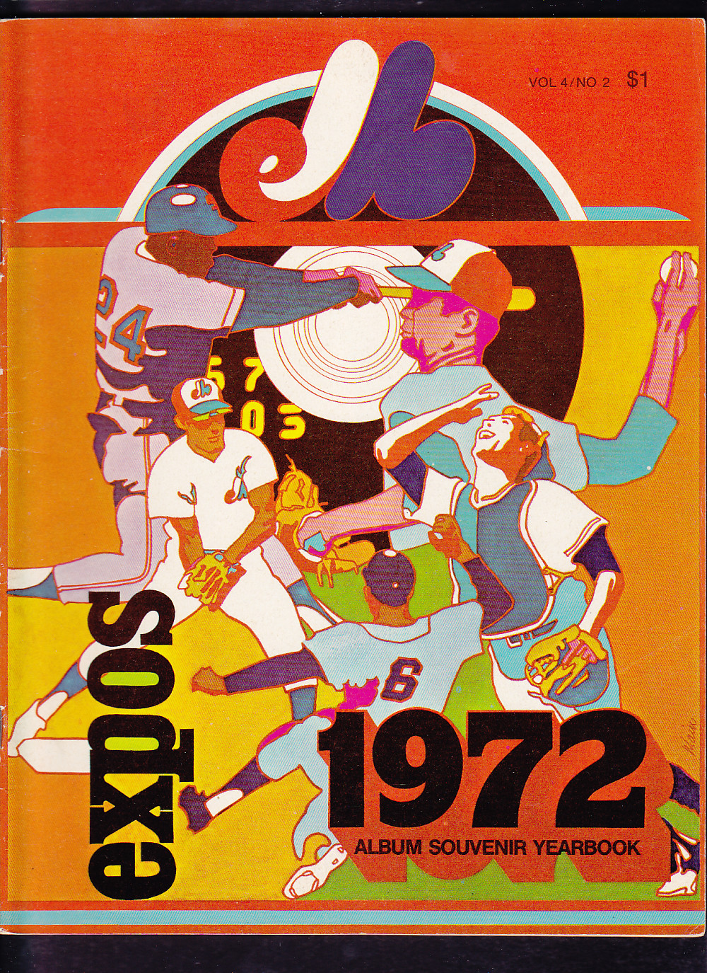 1972 MONTREAL EXPOS YEARBOOK VOL. 4 #2 photo 1972 MONTREAL EXPOS YEARBOOK VOL. 4 #2 photo