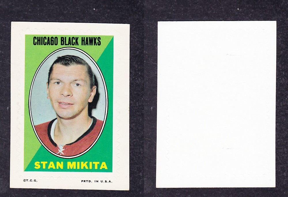 1970-71 O-PEE-CHEE STICKER STAMPS S. MIKITA photo 1970-71 O-PEE-CHEE STICKER STAMPS S. MIKITA photo