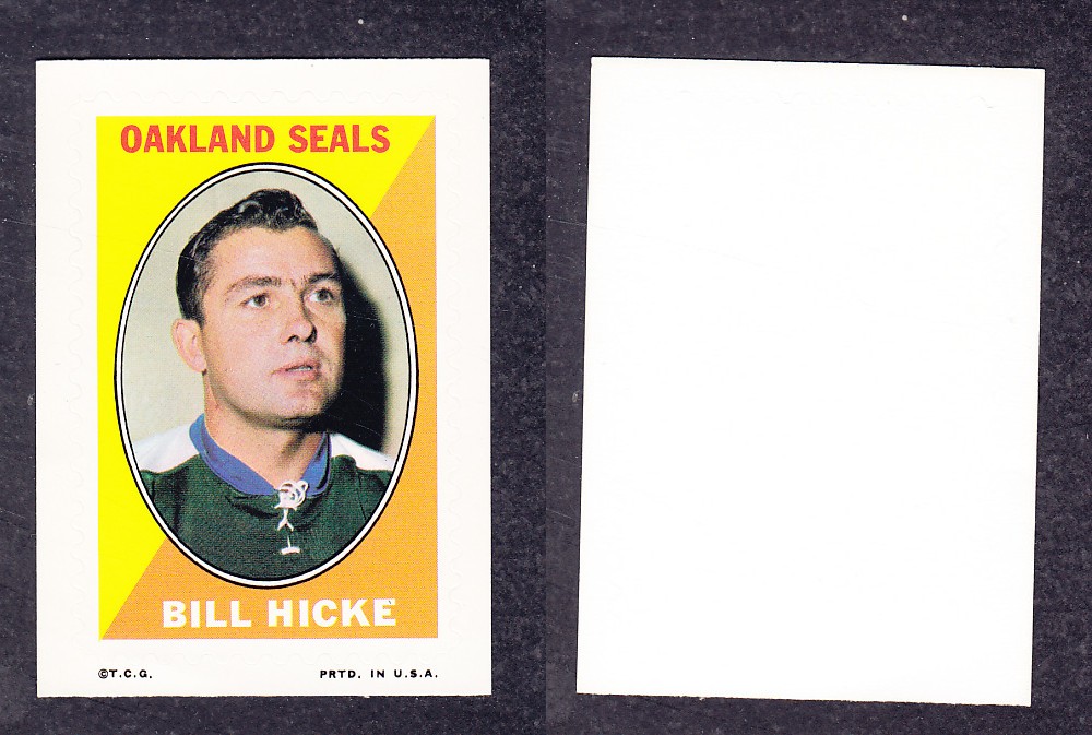 1970-71 O-PEE-CHEE STICKER STAMPS B. HICKE photo 1970-71 O-PEE-CHEE STICKER STAMPS B. HICKE photo