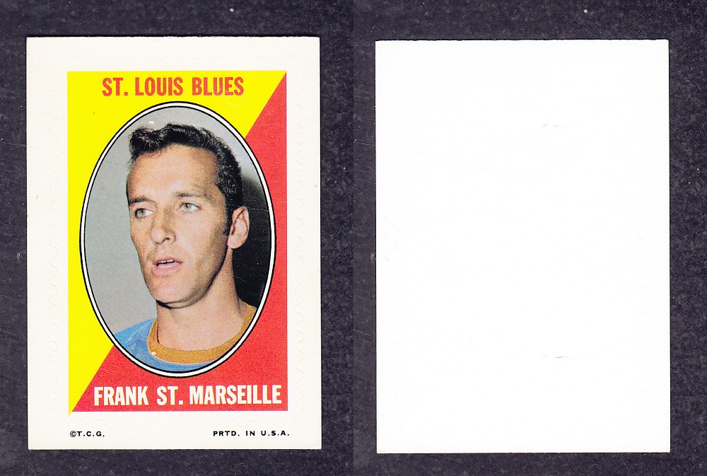 1970-71 O-PEE-CHEE STICKER STAMPS F. ST. MARSEILLE photo 1970-71 O-PEE-CHEE STICKER STAMPS F. ST. MARSEILLE photo