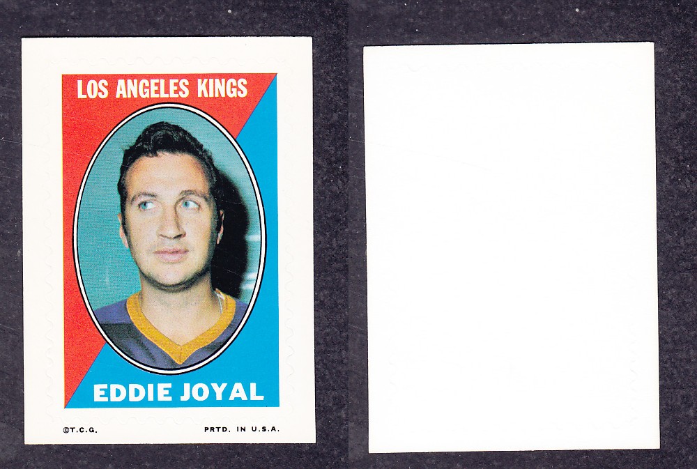 1970-71 O-PEE-CHEE STICKER STAMPS E. JOYAL photo 1970-71 O-PEE-CHEE STICKER STAMPS E. JOYAL photo
