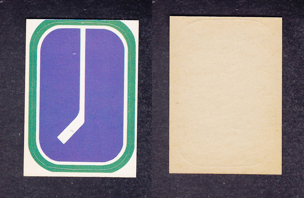 1972-73 O-PEE-CHEE TEAM LOGO VANCOUVER CANUCKS photo 1972-73 O-PEE-CHEE TEAM LOGO VANCOUVER CANUCKS photo