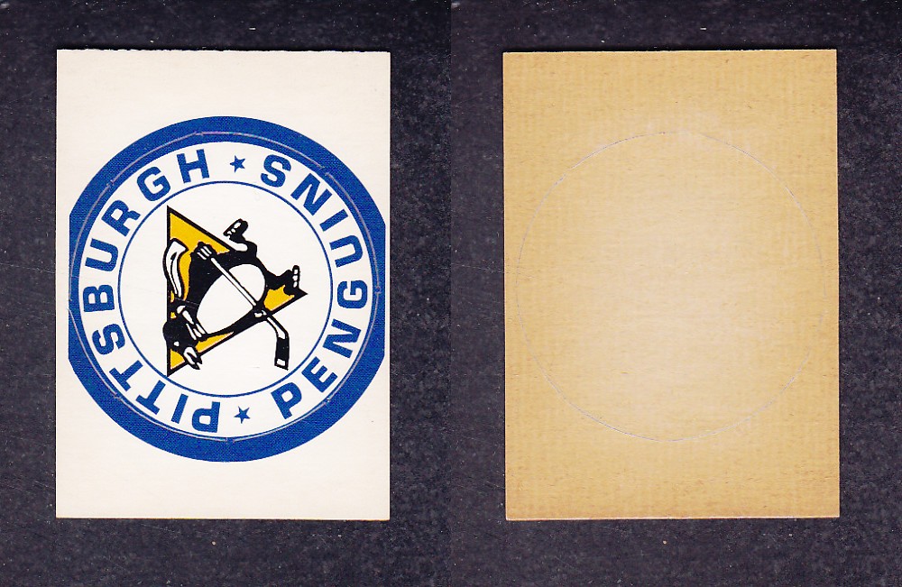 1972-73 O-PEE-CHEE TEAM LOGO PITTSBURGH PENGUINS photo 1972-73 O-PEE-CHEE TEAM LOGO PITTSBURGH PENGUINS photo