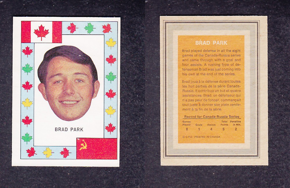 1972 O-PEE-CHEE TEAM CANADA B. PARK photo