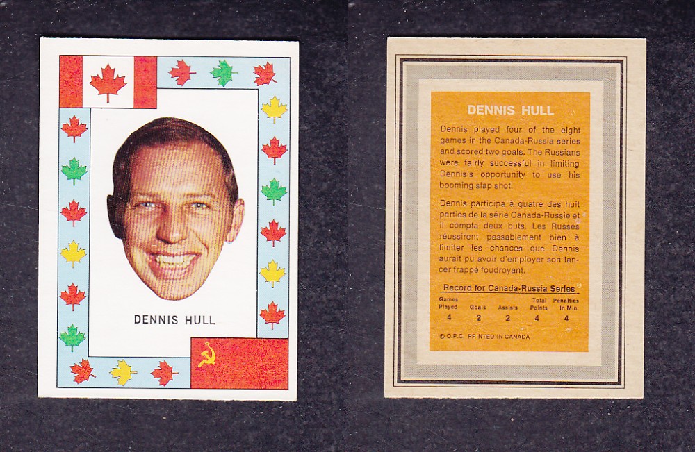 1972 O-PEE-CHEE TEAM CANADA D. HULL photo