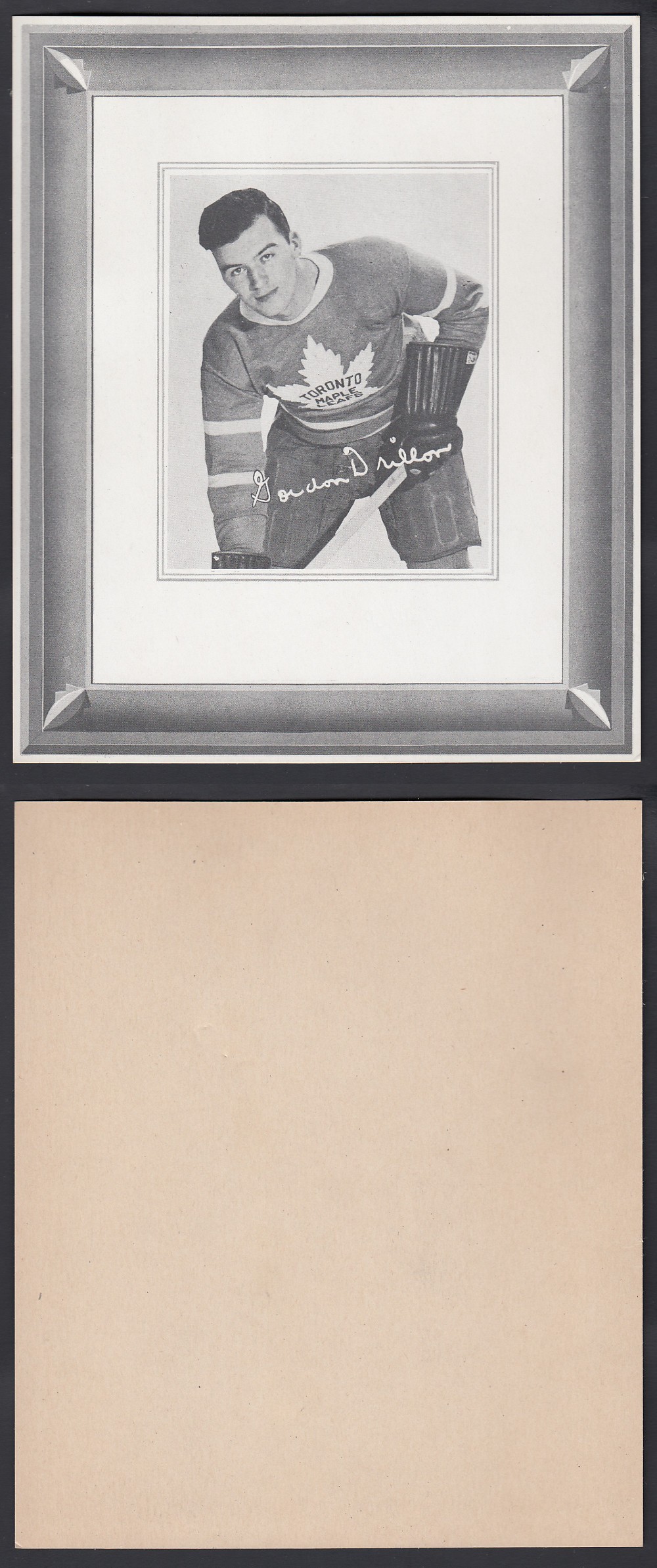 1938-39 QUAKER OATS PHOTO G. DRILLON photo 1938-39 QUAKER OATS PHOTO G. DRILLON photo