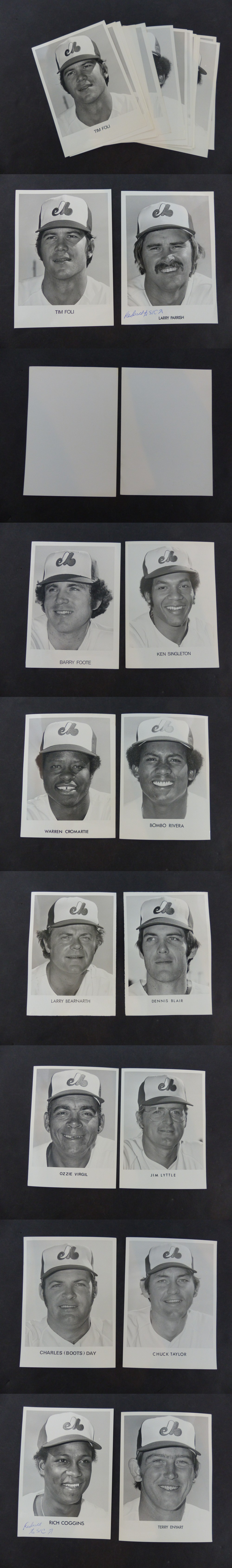 1970'S MONTREAL EXPOS MEDIA PHOTO LOT OF 14 photo 1970'S MONTREAL EXPOS MEDIA PHOTO LOT OF 14 photo