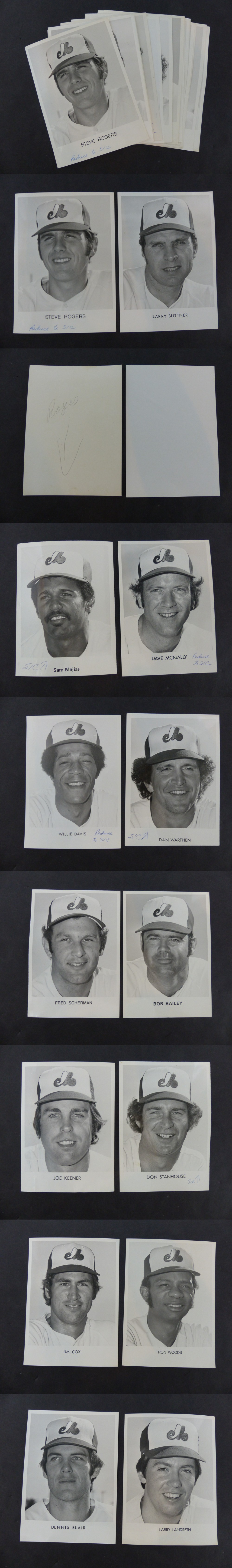 1970'S MONTREAL EXPOS MEDIA PHOTO LOT OF 14 photo 1970'S MONTREAL EXPOS MEDIA PHOTO LOT OF 14 photo
