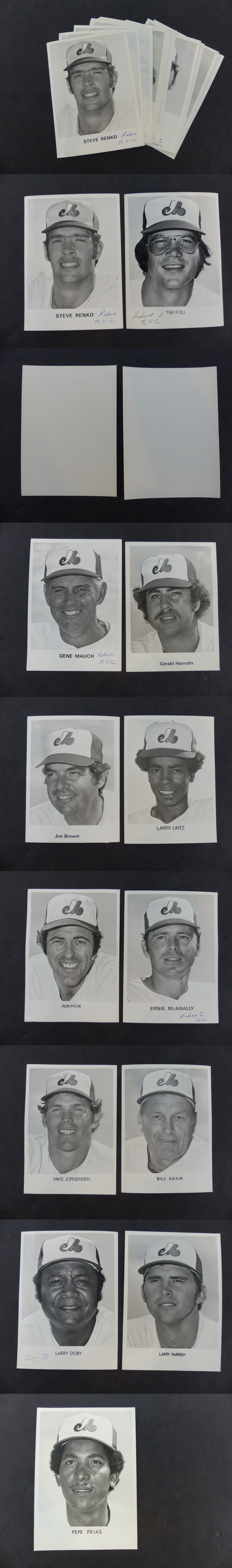 1970'S MONTREAL EXPOS MEDIA PHOTO LOT OF 13 photo 1970'S MONTREAL EXPOS MEDIA PHOTO LOT OF 13 photo