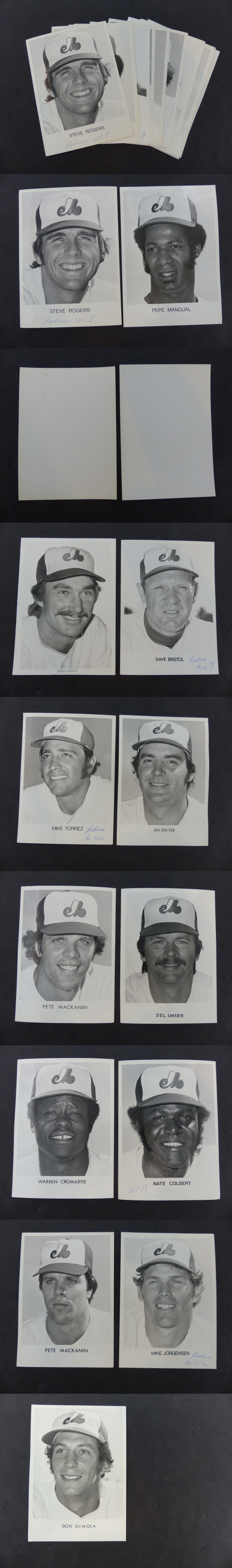 1970'S MONTREAL EXPOS MEDIA PHOTO LOT OF 13 photo 1970'S MONTREAL EXPOS MEDIA PHOTO LOT OF 13 photo