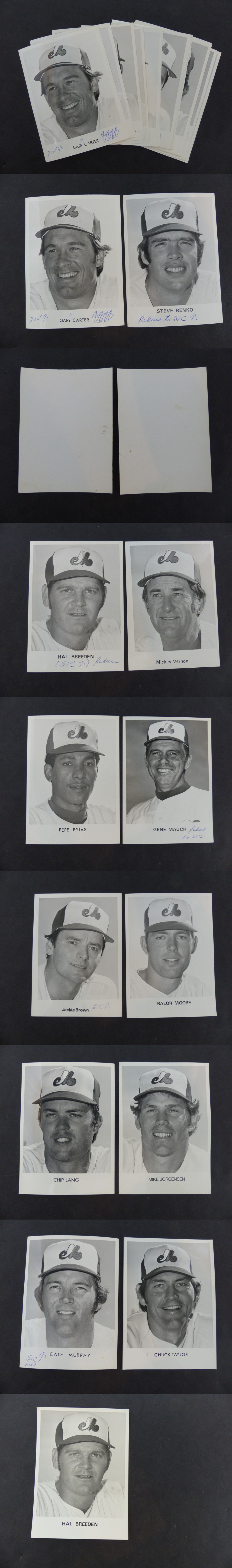 1970'S MONTREAL EXPOS MEDIA PHOTO LOT OF 13 photo 1970'S MONTREAL EXPOS MEDIA PHOTO LOT OF 13 photo