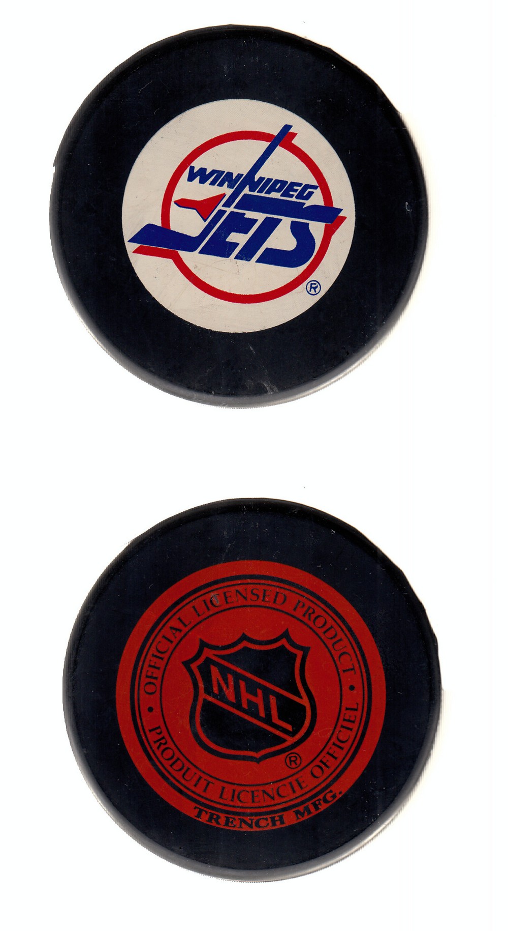 1994-95 SLOVAKIA WINNIPEG JETS PUCK photo 1994-95 SLOVAKIA WINNIPEG JETS PUCK photo