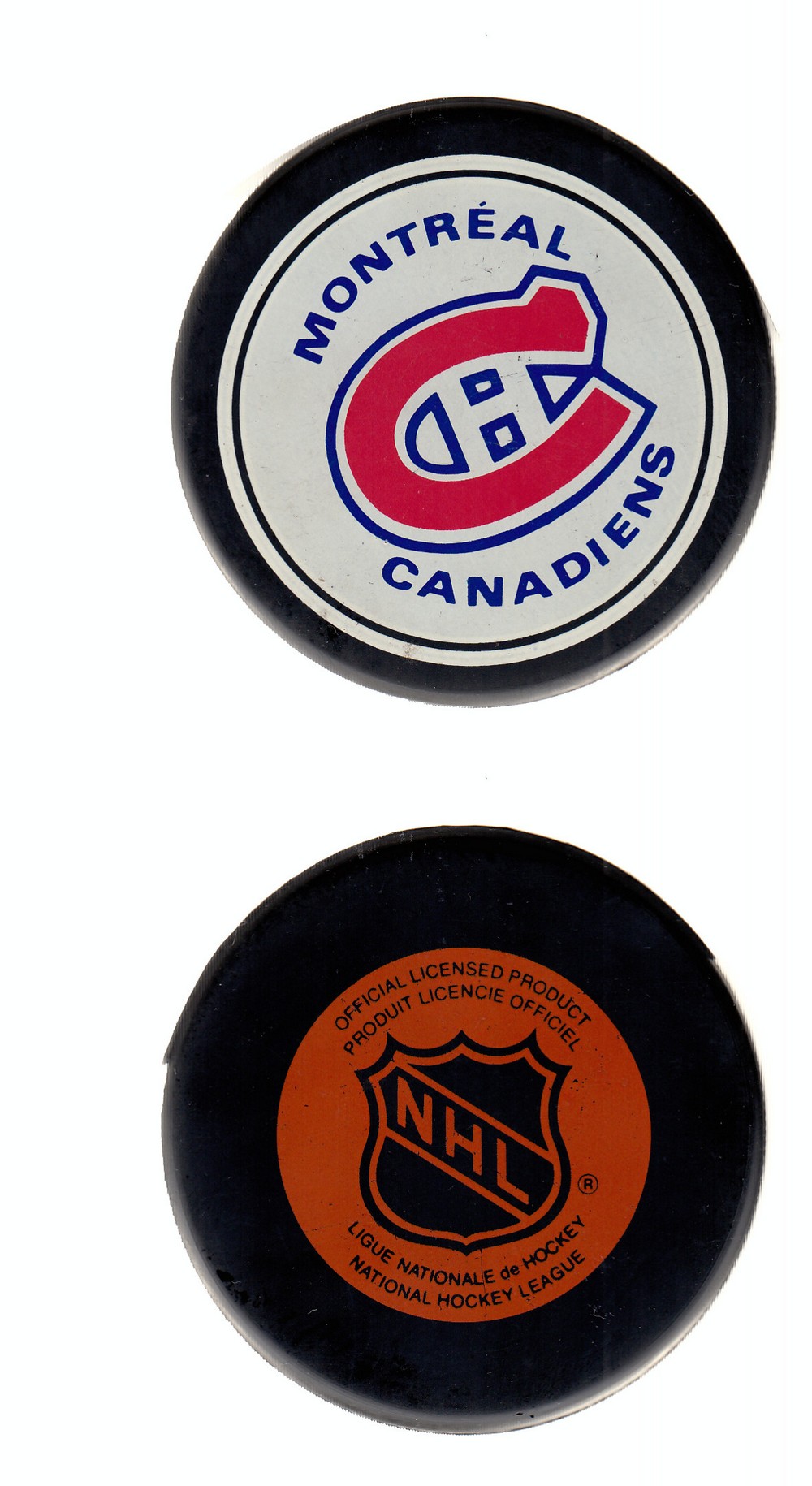 1984-88 GENERAL TIRE MONTREAL CANADIENS PUCK photo 1984-88 GENERAL TIRE MONTREAL CANADIENS PUCK photo