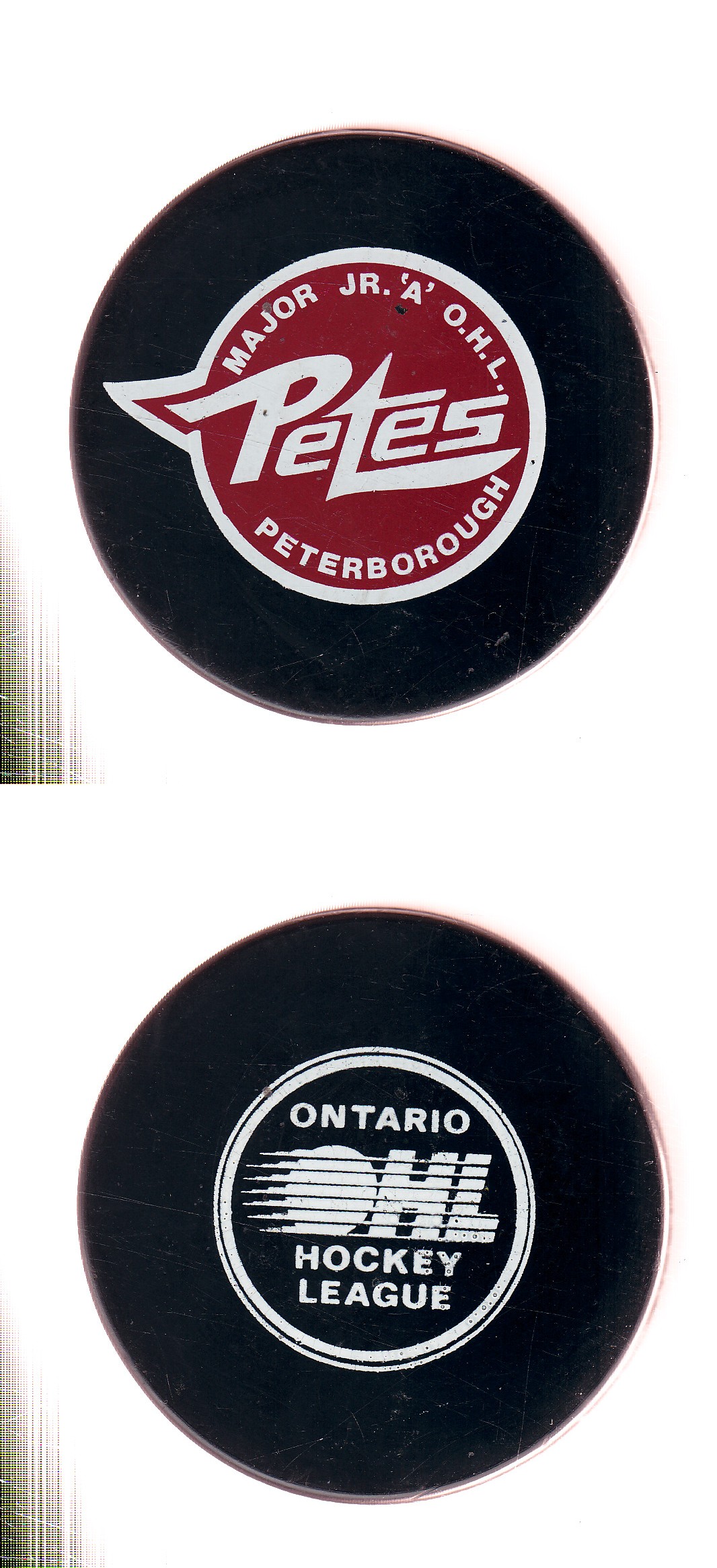 1981-89 VICEROY PETERBOROUGH PETES GAME PUCK photo