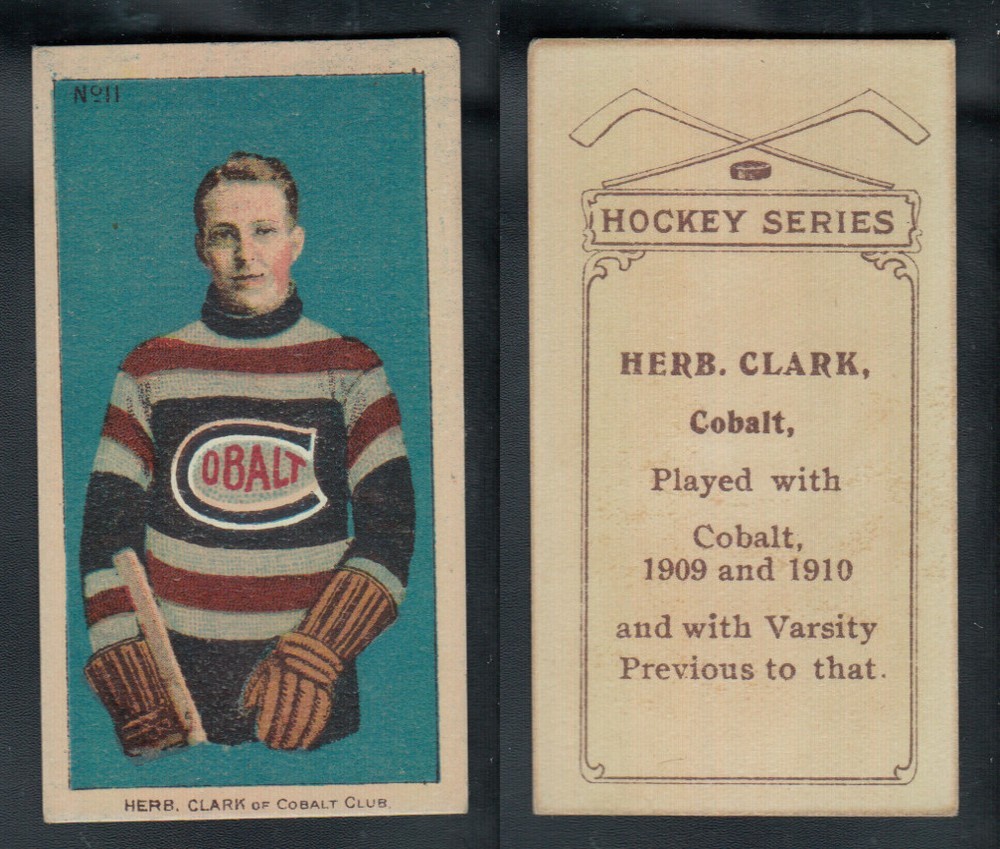 1910-11 C56 IMPERIAL TOBACCO HOCKEY CARD #11 H. CLARK photo 1910-11 C56 IMPERIAL TOBACCO HOCKEY CARD #11 H. CLARK photo