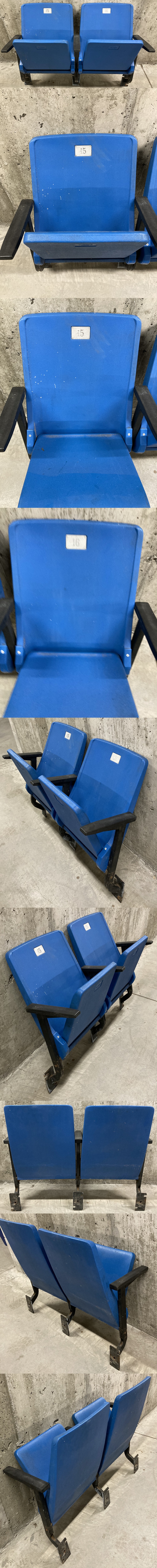 1977 TORONTO BLUE JAYS EXHIBITION STADIUM ORIGINAL SET OF 2 SEATS photo 1977 TORONTO BLUE JAYS EXHIBITION STADIUM ORIGINAL SET OF 2 SEATS photo