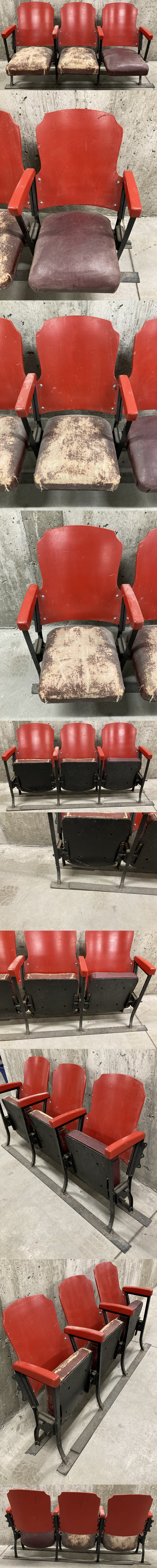 1931 MAPLE LEAFS GARDENS ORIGINAL SET OF 3 SEATS photo 1931 MAPLE LEAFS GARDENS ORIGINAL SET OF 3 SEATS photo