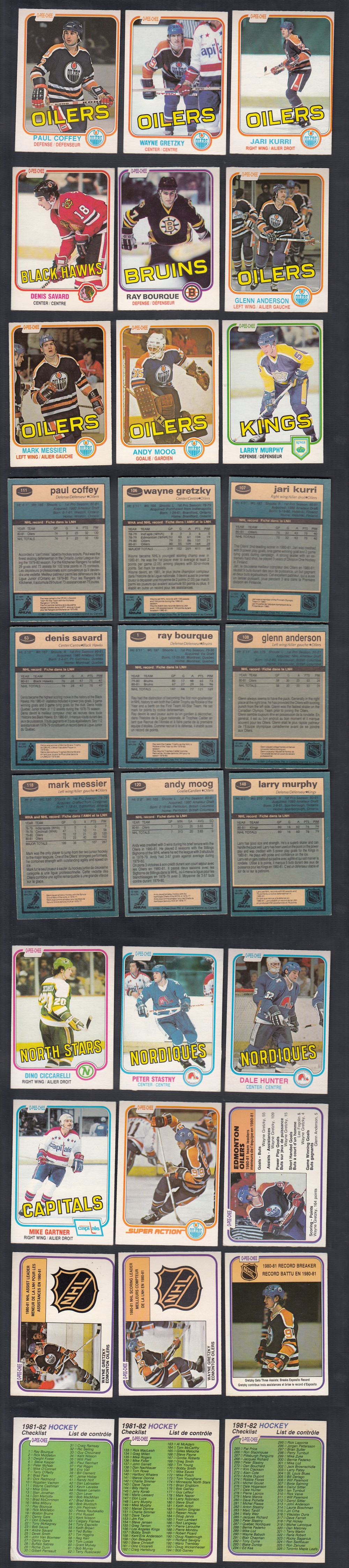 1981-82 O-PEE-CHEE HOCKEY CARD FULL SET 396/396 photo 1981-82 O-PEE-CHEE HOCKEY CARD FULL SET 396/396 photo