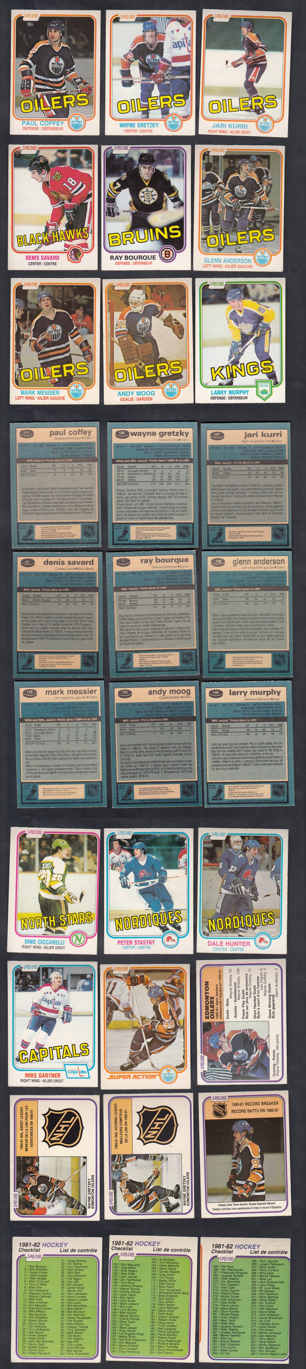 1981-82 O-PEE-CHEE HOCKEY CARD FULL SET 396/396 photo 1981-82 O-PEE-CHEE HOCKEY CARD FULL SET 396/396 photo