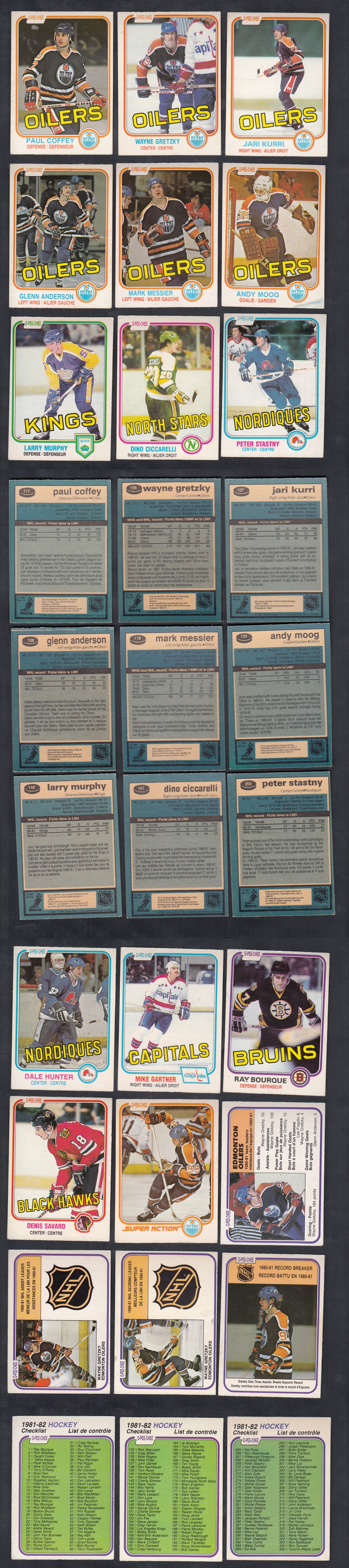 1981-82 O-PEE-CHEE HOCKEY CARD FULL SET 396/396 photo 1981-82 O-PEE-CHEE HOCKEY CARD FULL SET 396/396 photo