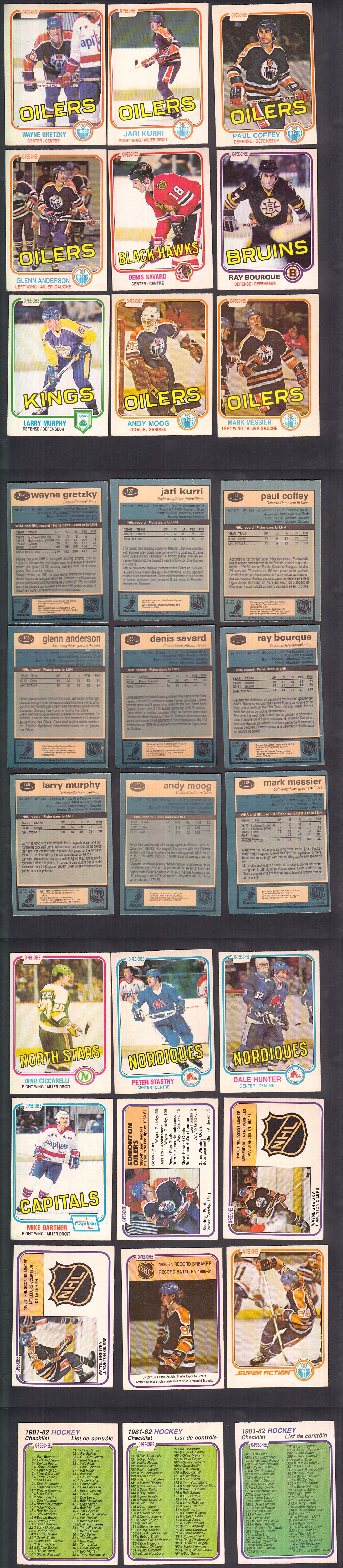 1981-82 O-PEE-CHEE HOCKEY CARD FULL SET 396/396 photo 1981-82 O-PEE-CHEE HOCKEY CARD FULL SET 396/396 photo
