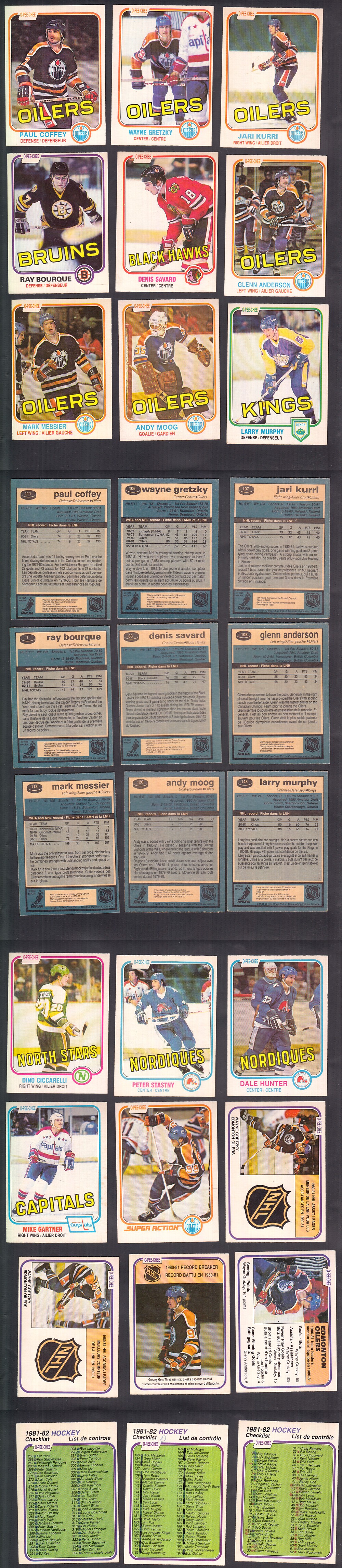1981-82 O-PEE-CHEE HOCKEY CARD FULL SET 396/396 photo 1981-82 O-PEE-CHEE HOCKEY CARD FULL SET 396/396 photo