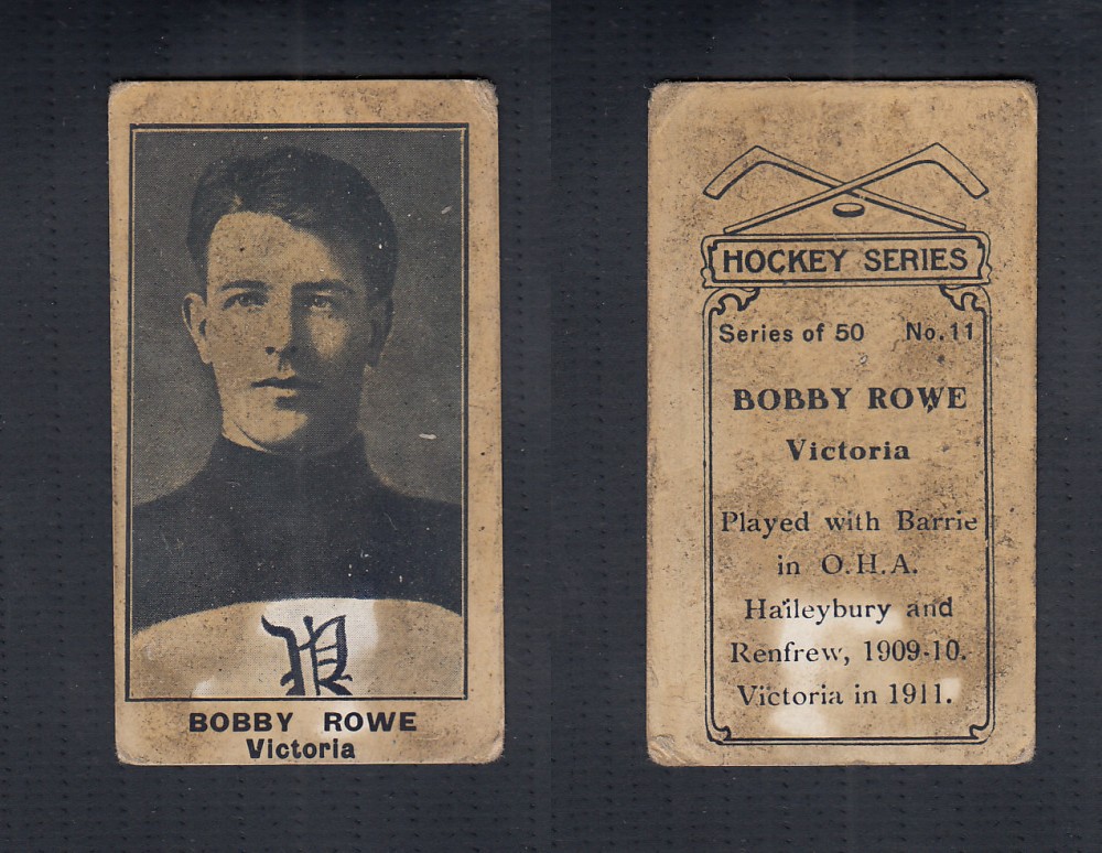 1912 C57 IMPERIAL TOBACCO CARD #11 B. ROWE photo 1912 C57 IMPERIAL TOBACCO CARD #11 B. ROWE photo