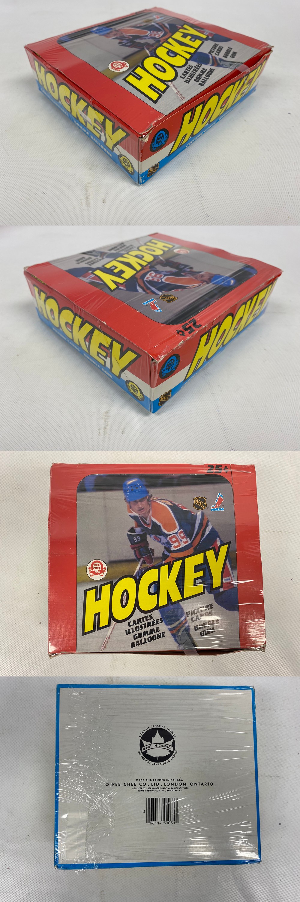 1982-83 O-PEE-CHEE HOCKEY CARD DISPLAY BOX photo 1982-83 O-PEE-CHEE HOCKEY CARD DISPLAY BOX photo