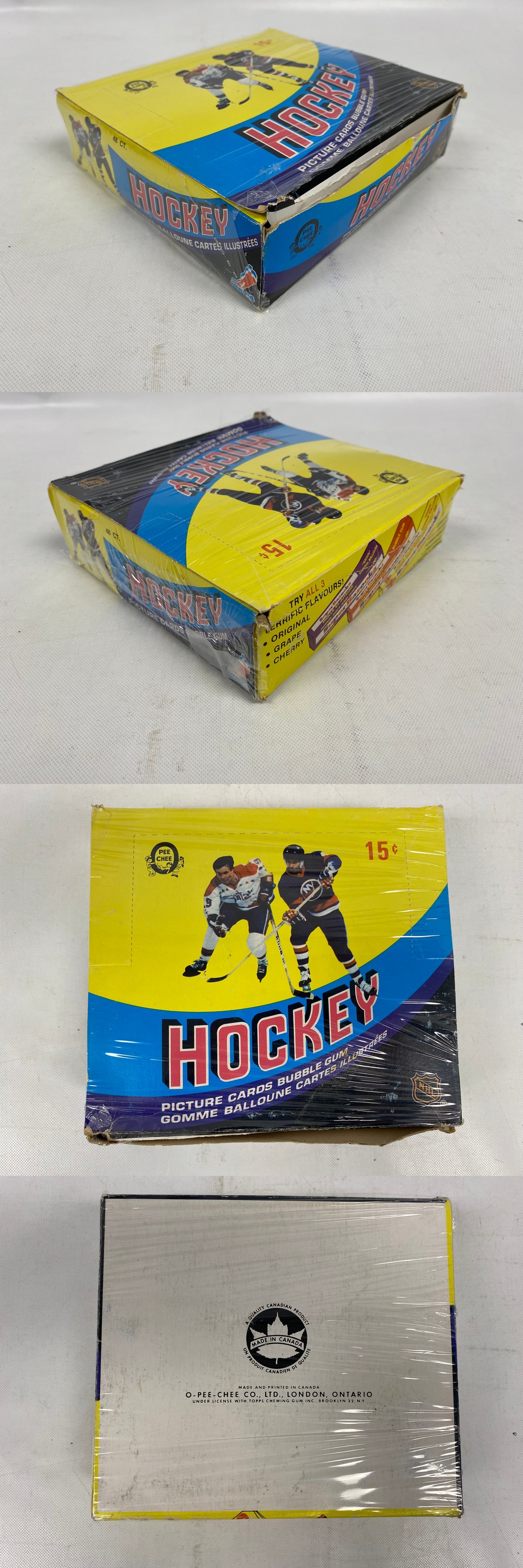 1978-79 O-PEE-CHEE HOCKEY CARD DISPLAY BOX photo 1978-79 O-PEE-CHEE HOCKEY CARD DISPLAY BOX photo