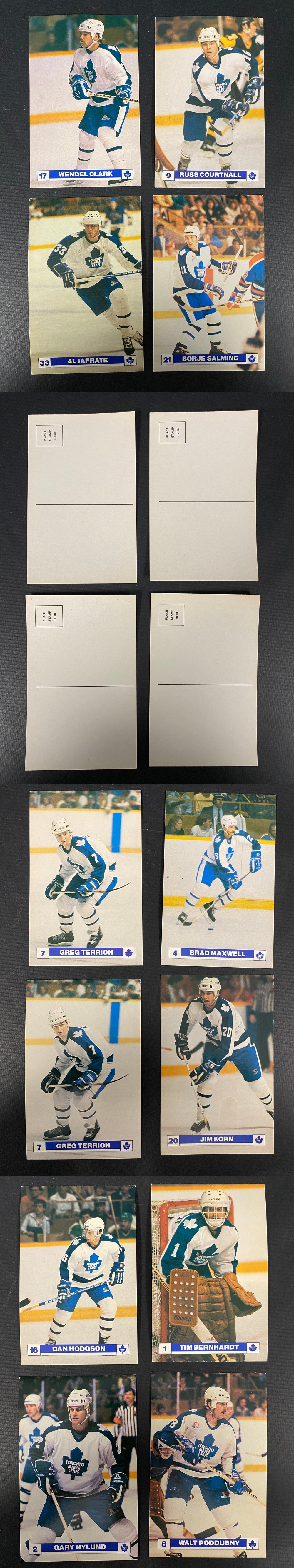 1985-87 TORONTO MAPLE LEAFS CARD LOT OF 33 photo 1985-87 TORONTO MAPLE LEAFS CARD LOT OF 33 photo