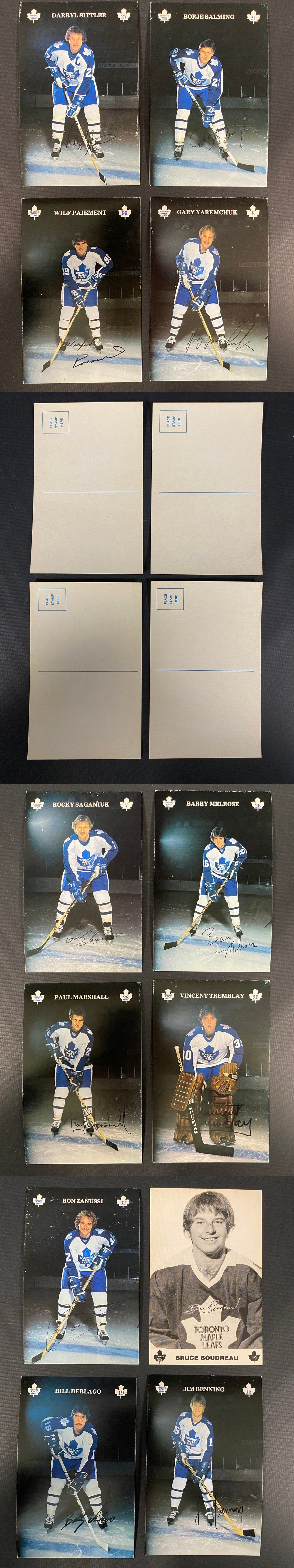 1981-82 TORONTO MAPLE LEAFS STARTER NEAR TEAM SET CARD 25/26 photo 1981-82 TORONTO MAPLE LEAFS STARTER NEAR TEAM SET CARD 25/26 photo