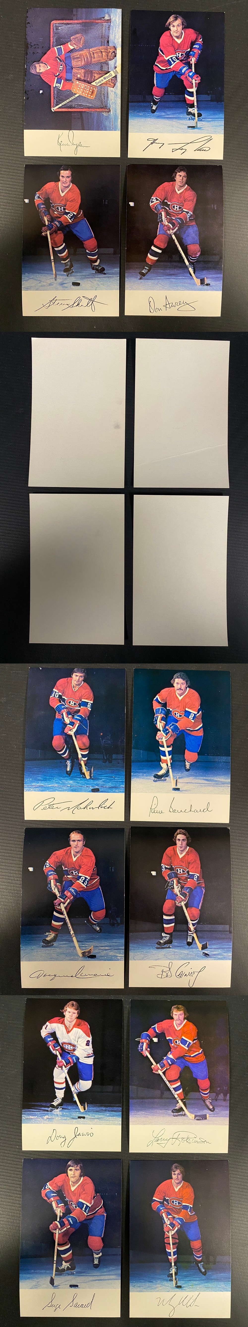 1975-76 MONTREAL CANADIENS TEAM POST CARD FULL SET 20/20 photo 1975-76 MONTREAL CANADIENS TEAM POST CARD FULL SET 20/20 photo