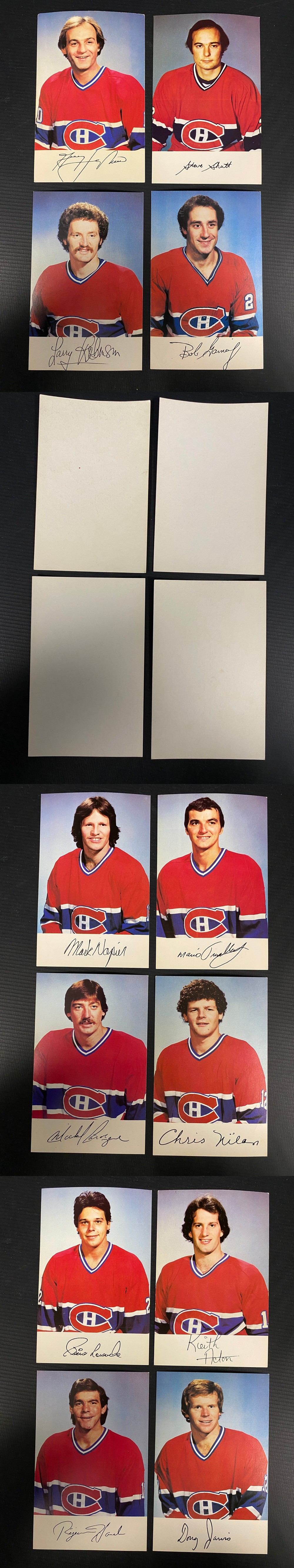 1980-81 MONTREAL CANADIENS TEAM POST CARD FULL SET 26/26 photo 1980-81 MONTREAL CANADIENS TEAM POST CARD FULL SET 26/26 photo